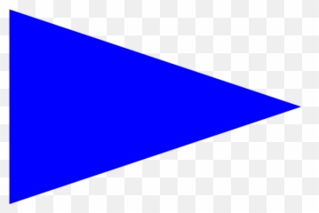 Blue Triangle Png 5 Image - Blue Flag On Beach,Blue Triangle Png