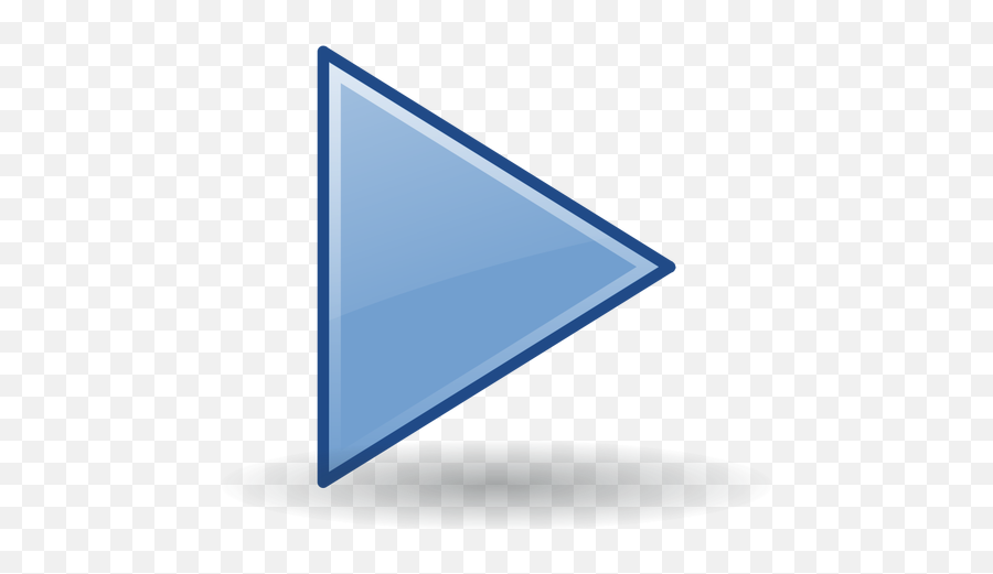 Blue Play Icon Public Domain Vectors - Green Arrow Pointing Right Png,Free Play Icon