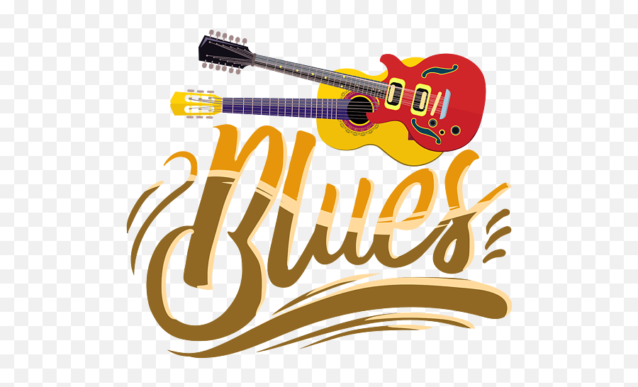 Vintage Blues Guitar Player Musician Music Sticker For - Language Png,Vintage Icon Bass