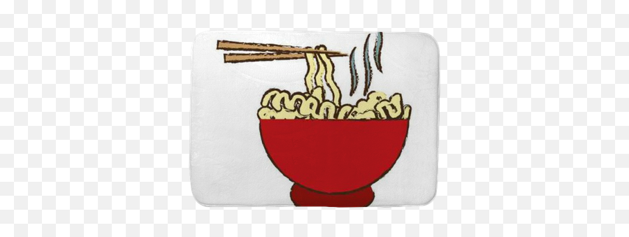 Bath Mat Ramen Noodles Fast Food Related Icon Image Vector Illustration Design - Pixersus Noodle Png,Design Icon Vector