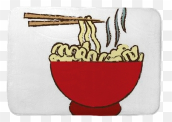 Bath Mat Ramen Noodles Fast Food Related Icon Image Vector Illustration Design - PIXERSUS Noodle png