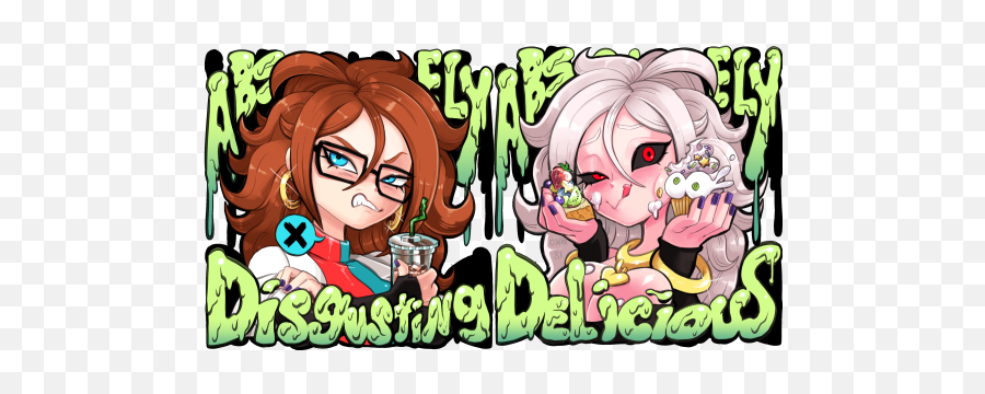 Android 21 Double Sided - Cartoon Png,Android 21 Png