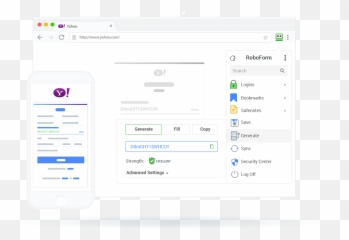 Roboform Password Manager Say Goodbye To Writing Down Passwords - Roboform png