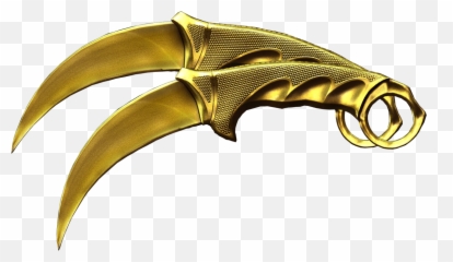 Dual Karambit - Golden Karambit Png,Karambit Png