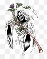 Grim Reaper Tattoos Design - Flower png