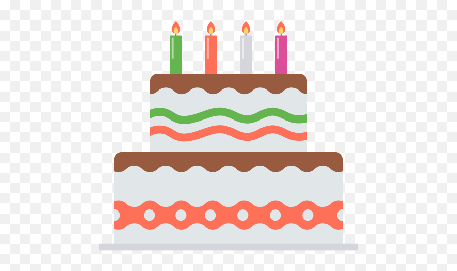 Birthday Cake - Free Birthday And Party Icons Png,Vector Cake Icon