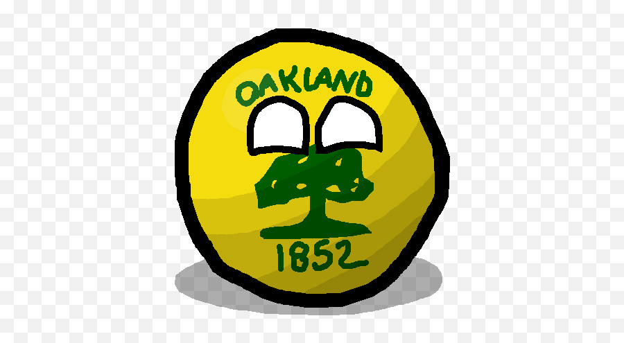 Oaklandball - Polandball Wiki Dot Png,Uiow Icon