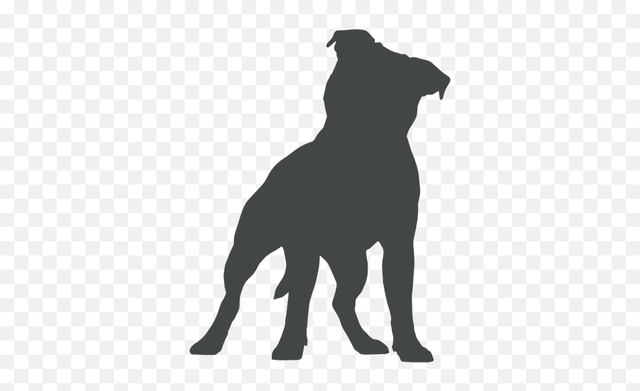 Transparent Png Svg Vector File - Siluetas De Perros Pitbull,Dog Silhouette Transparent Background