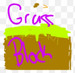 Minecraft Grass Block Layer - Graphic Design png