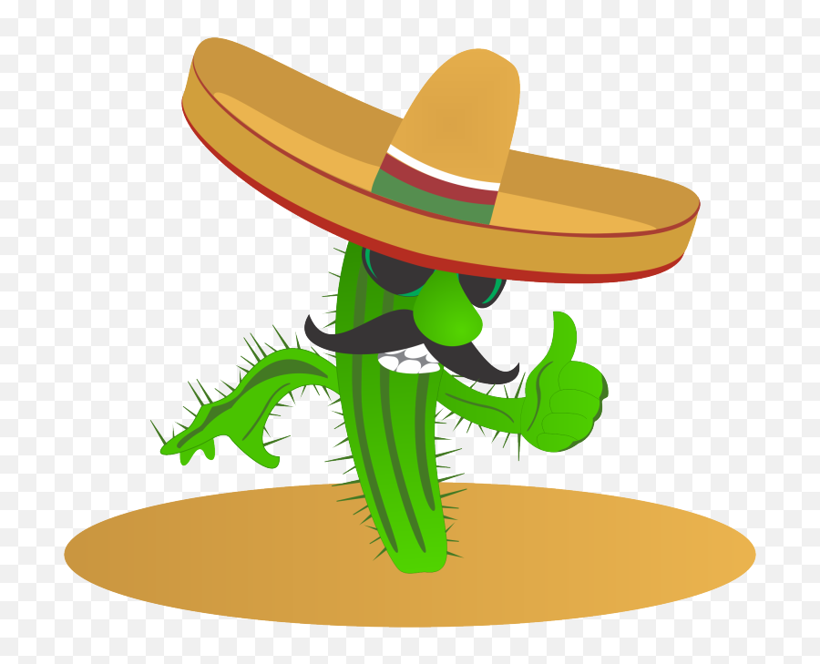 Sombrero Mexicano Png Download - Mexican Cactus Png,Sombrero Mexicano Png