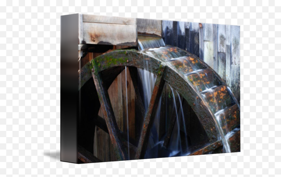 Cable Grist Mill Wheel By Clyde U0026 Sherry Timbs - John Cable Mill Png,Transparent Timbs