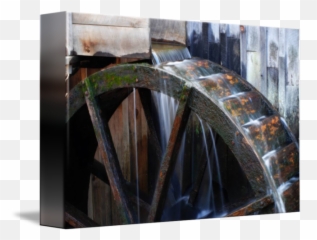 Cable Grist Mill Wheel By Clyde U0026 Sherry Timbs - John Cable Mill Png,Transparent Timbs