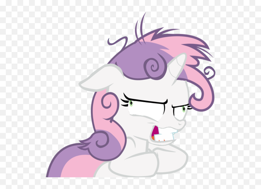 Drugs Edit Faic Gritted Teeth - My Little Pony On Meth Png,Belle Transparent