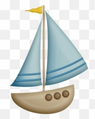 Toy Sailboat Png 2 Image - Nautical Row Boat Clipart,Sailboat Png