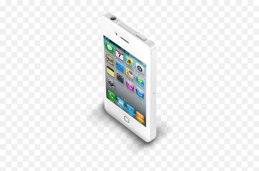 Iphone 4 White Icon Apple Mobile Iconset Archigraphs - Png Mobile,Iphone Icon Png