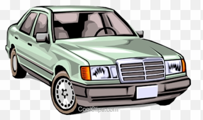 Automobile Royalty Free Vector Clip Art Illustration - Mercedes Benz W124 png