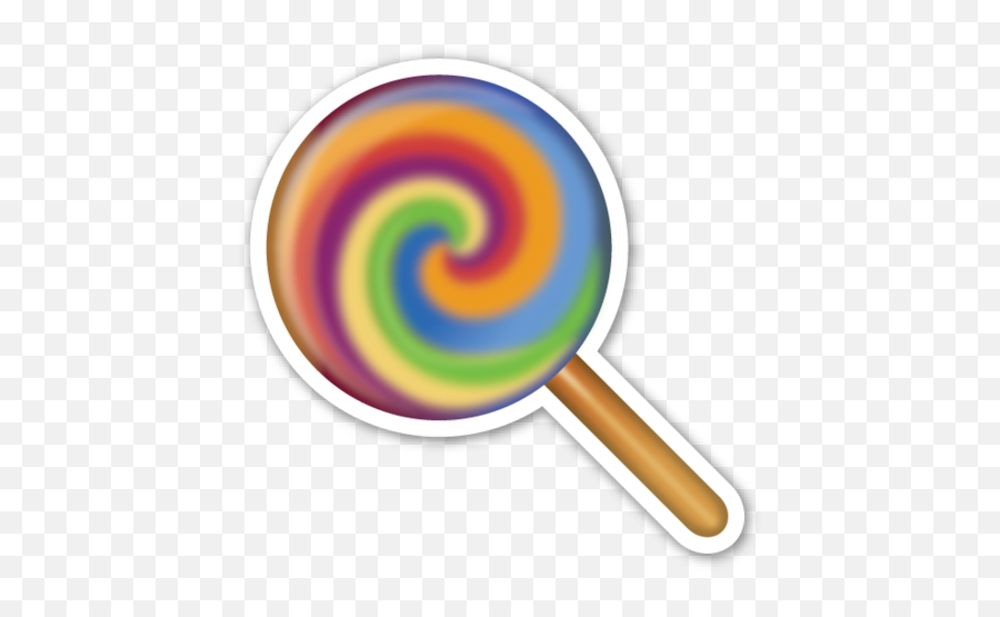 Lollipop Emojistickerscom Adesivos Sticker Gravador De - Emoji De Paleta Dulce Png,Food Emoji Png