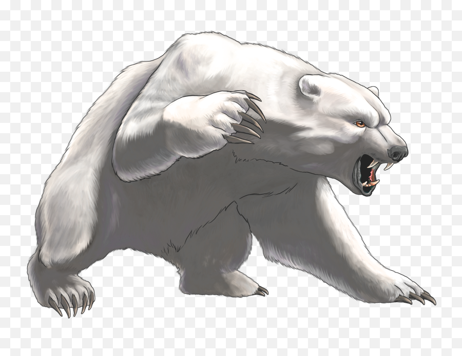 Angry Bear Transparent Png Clipart - 5e Polar Bear,Bear Transparent