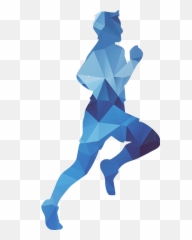 Euclidean Vector Running Silhouette - Png