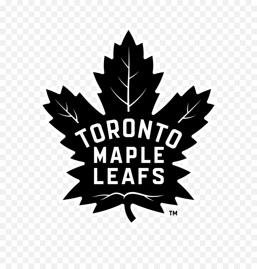 Hd Maple Leafs Logo Png - Toronto Maple Leafs Logo Black And White,Toronto Maple Leafs Logo Png