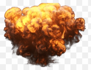Bomb Clipart Fire - Transparent Background Explosion Png