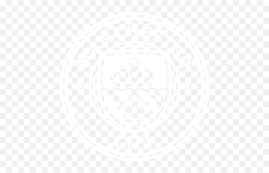 Download Manchester City Fc Logo - Manchester City White Logo Png,Manchester City Logo