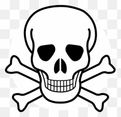 Download Dead Clipart Death Symbol - Free Printable Skull And Crossbones Printable Png,Death Transparent