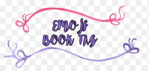 Emoji Book Tag - Calligraphy png
