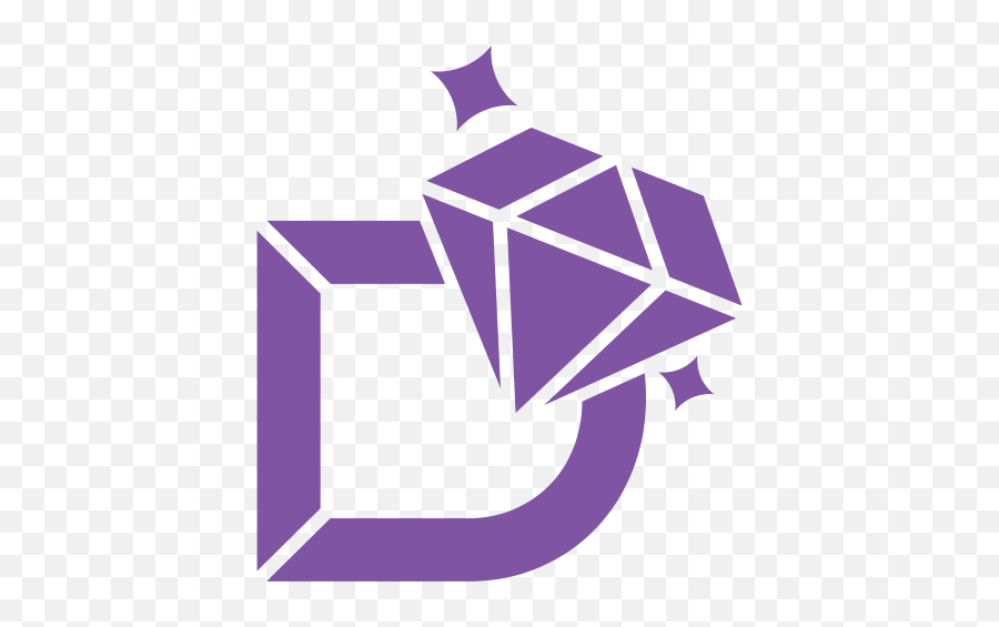 Package Diamond Version 200 - Dub The D Package Registry S With Diamond Logo Png,Purple Diamond Png