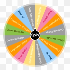 Fortnite Guns And Rarity Spin The Wheel App - Circle png