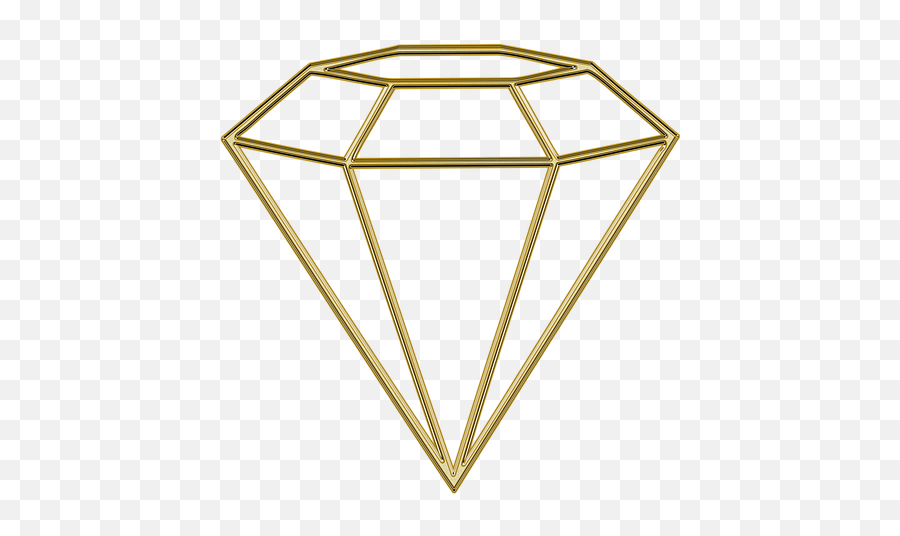 Diamond Jewelry Gemstone - Gold Diamond Transparent Background Png,Diamante Png