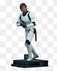 Stormtrooper Premium Format Figure Han Solo In - Figurine Png,Han Solo Png