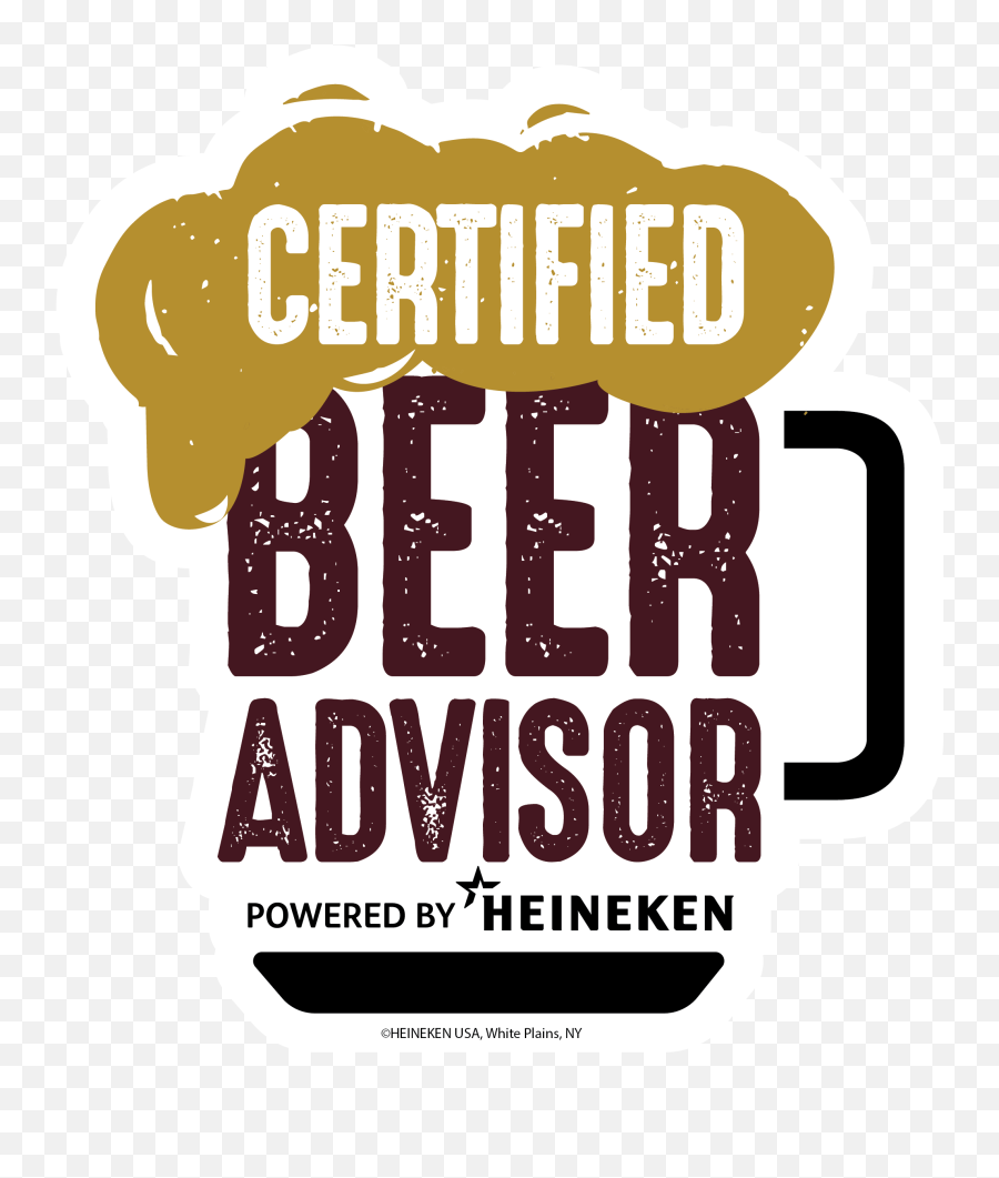 Certified Beer Advisor By Heineken Usa - Heineken New Png,Heineken Logo Png