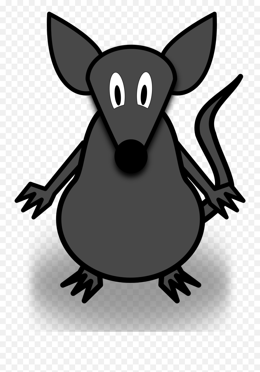 Grey Clipart Tikus - Cartoon Mouse Wall Clock Png Download Black Mouse Clipart,Cartoon Clock Png