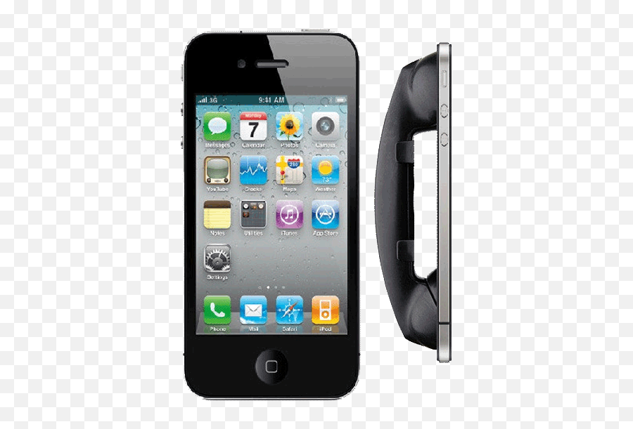 Iphone 4 - Simple Fix For Hand Holding Problem Iphone 4 Phonearena Png,Hand Holding Iphone Png