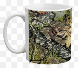 Realistic Tree Camo Custom Coffee Mug - 11 ounce png