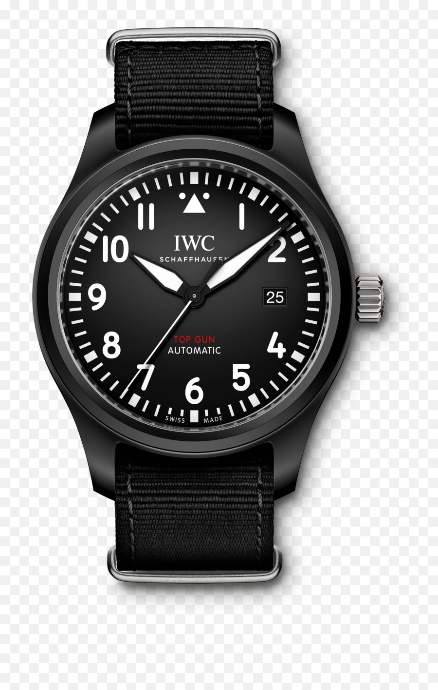 Iw326901 - Iwc All Black Watch Png,Top Gun Png