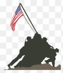 Cropped - Iwo Jima Memorial Png,Patriotic Png