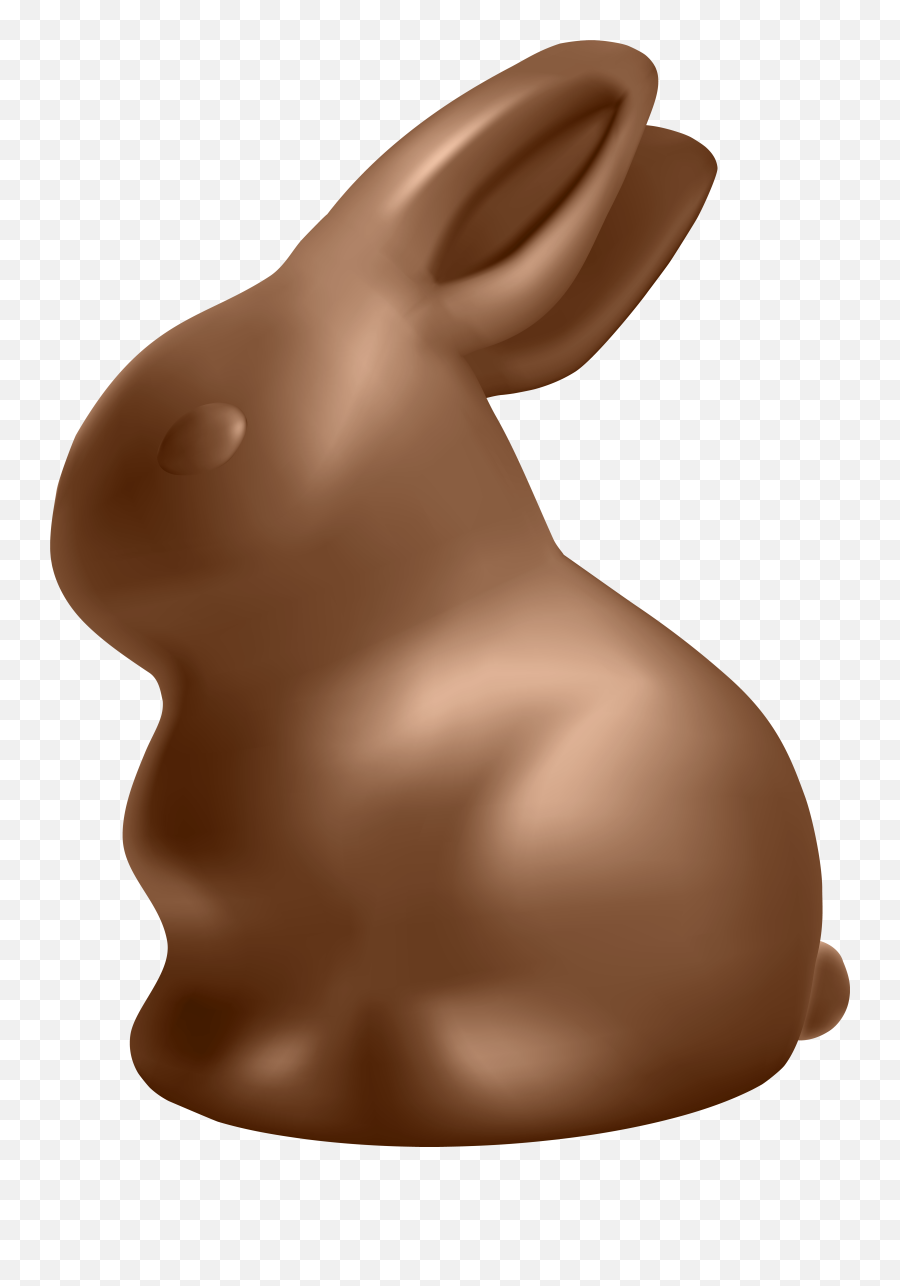 Chocolate Bunny Transparent Background - Chocolate Bunny Transparent Png,Easter Bunny Transparent Background