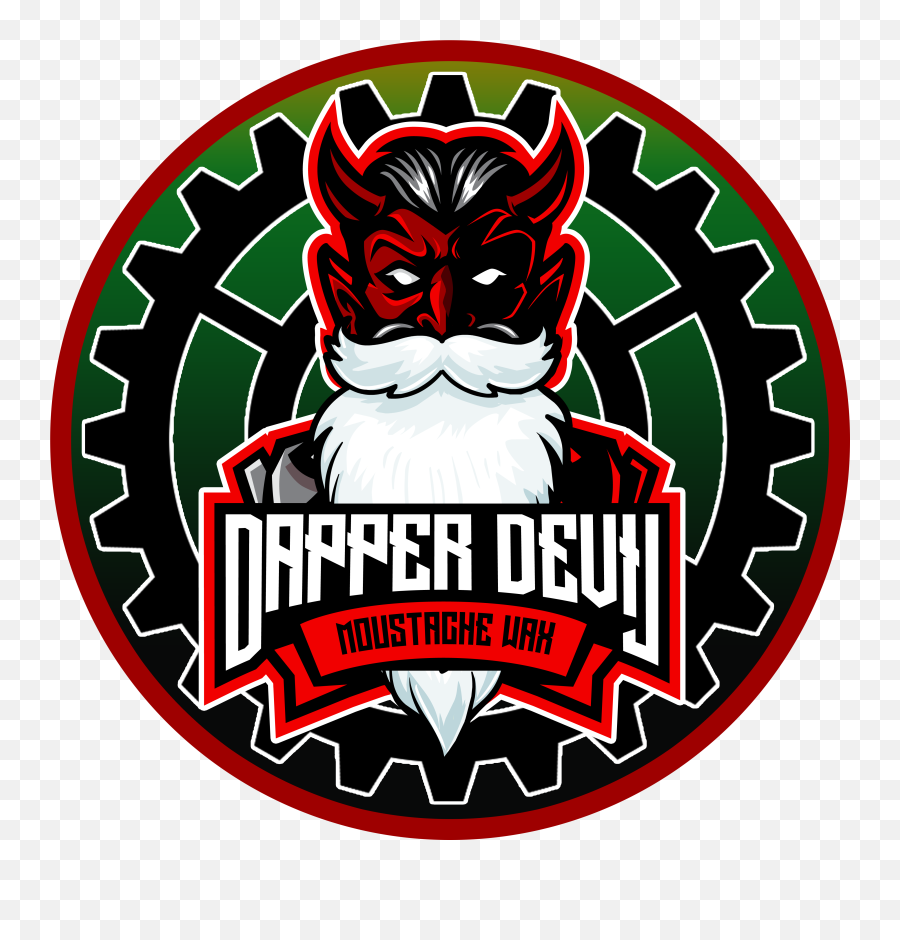 Limited Edition Christmas Gingerbread Man Dapper Devil Moustache Wax 20ml Including Postage - Automotive Decal Png,Moustaches Logo