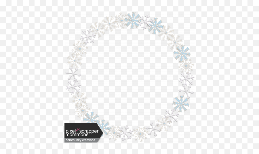 Winter Frost Snow Wreath 03 Graphic By Robin Sampson Pixel - Decorative Png,Wreath Png