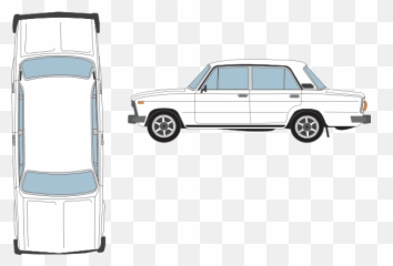 Lada Vaz Blueprint Scale 1 - Classic Car Png,Lada Logo
