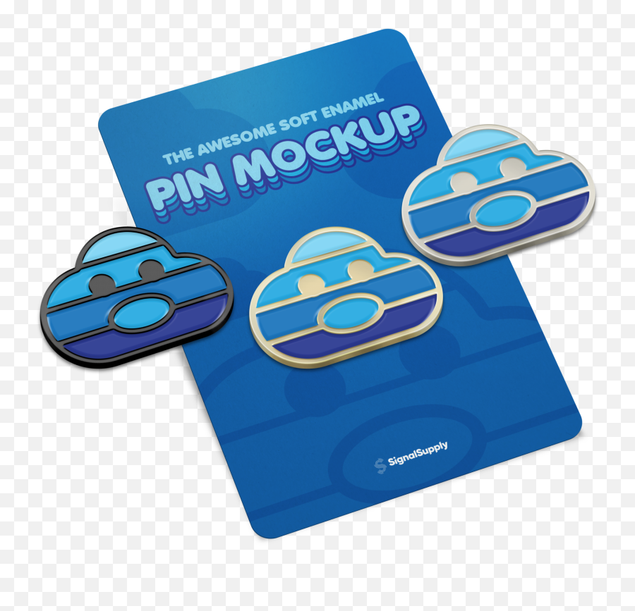 Soft Enamel Pin Mockup Psd Png Logo