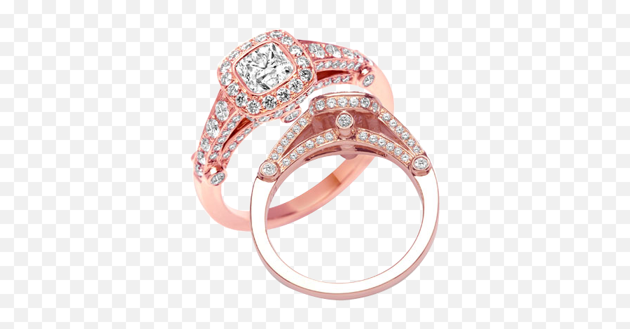 Png Rose Gold Diamond Ring - Rose Gold Wedding Ring Png,Rose Gold Png
