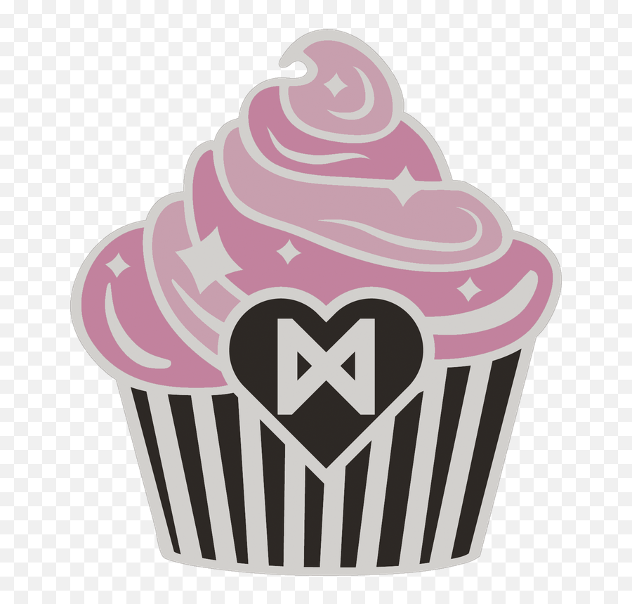Monsta X - Cupcake Art Print By Sadisticwhisper Baking Cup Png,Monsta X Logo