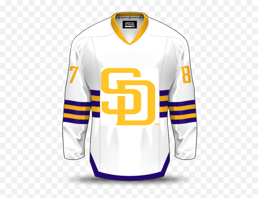 Seals White Concept Using Padres Sd - Long Sleeve Png,Padres Logo Png