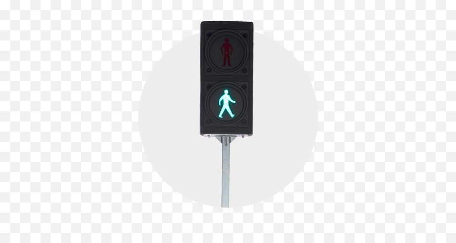 Pedestrian Signal Head - Pike Signals Crosswalk Traffic Light Png,Pedestrian Png