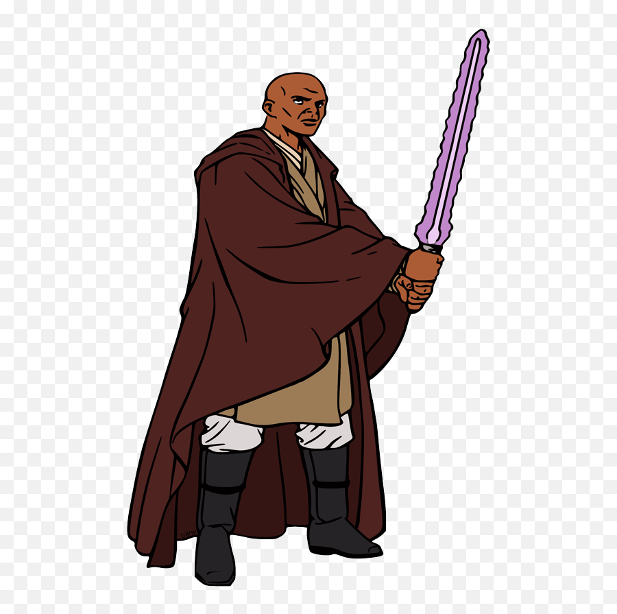 Star Wars Clip Art Disney Galore - Mace Windu Clipart Png,Mace Windu Png