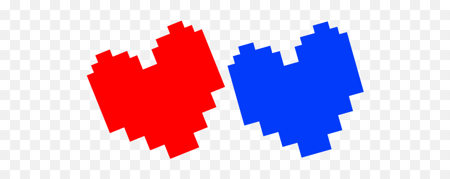 Undertale Red Soul And Blue Integrity - Horizontal Png,Transparent Undertale
