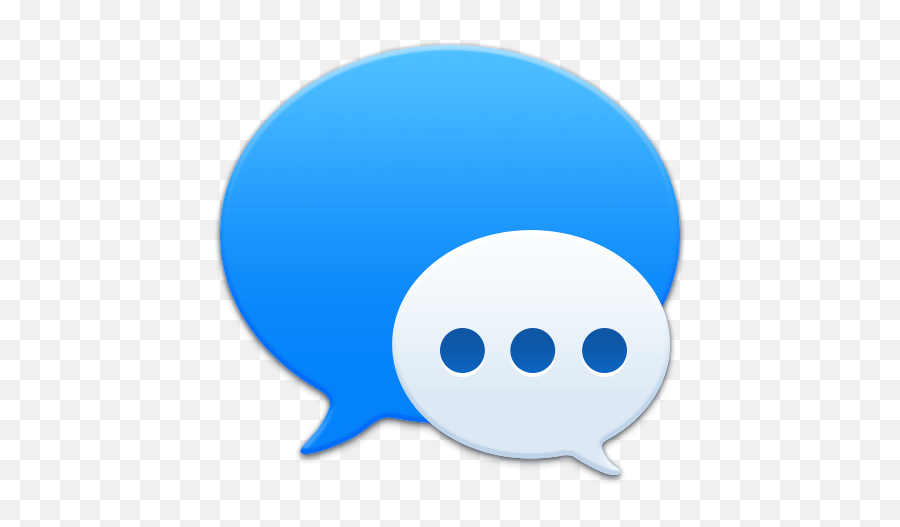 Apple Messages Icon - Blue Messages App Icon Png,Messages Icon Iphone